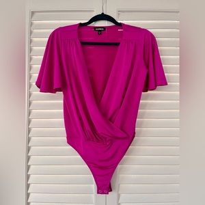 Express Hot Pink Bodysuit Size XS